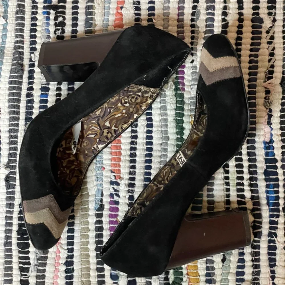 Missoni For Target Suede Chevron Pumps in Black - Picture 6 of 10